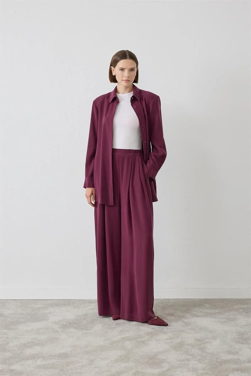 MİORİ NİMES TAŞLANMIŞ MODAL PANTOLONLU TAKIM MIO26K0500004