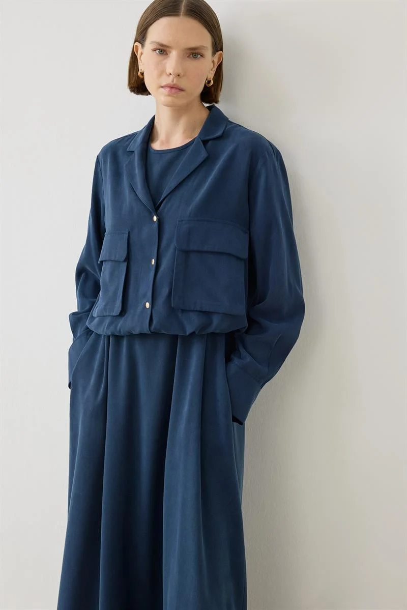 MİORİ ROME TENSEL CEKET ELBİSE MIO26K3100004