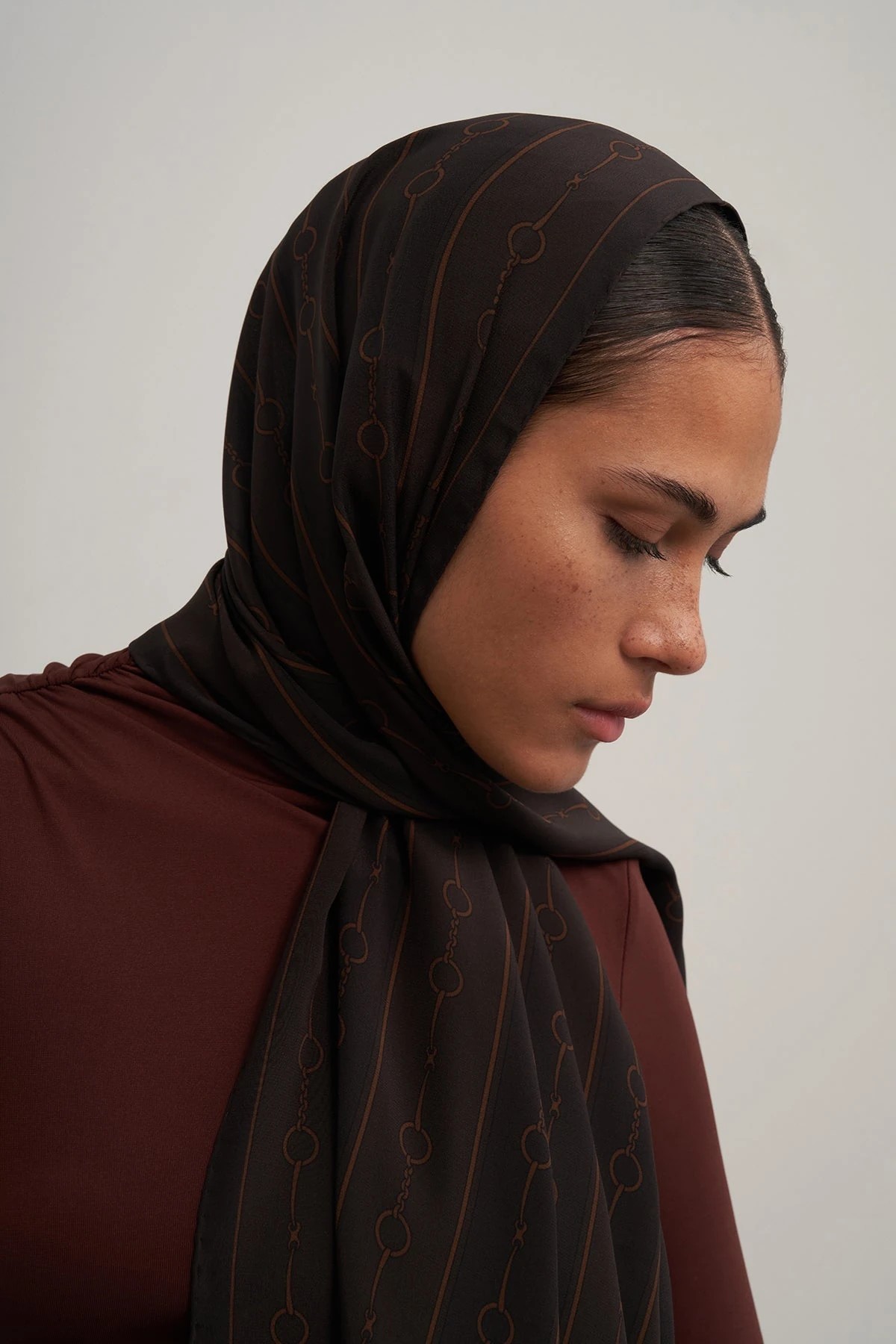 BROWN CHAİN ŞAL