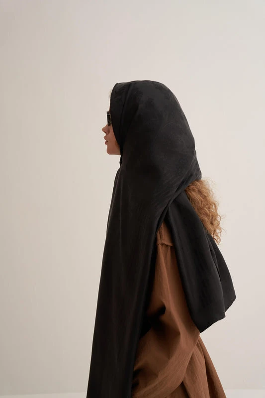MORENOSİLK SİYAH JAKAR ŞAL