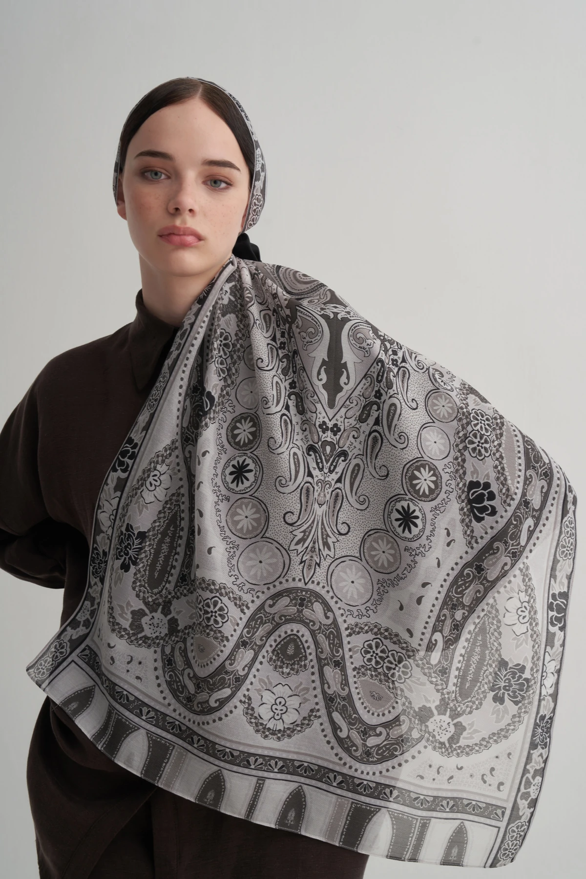 MORENOSİLK SİLVER MİST ŞAL