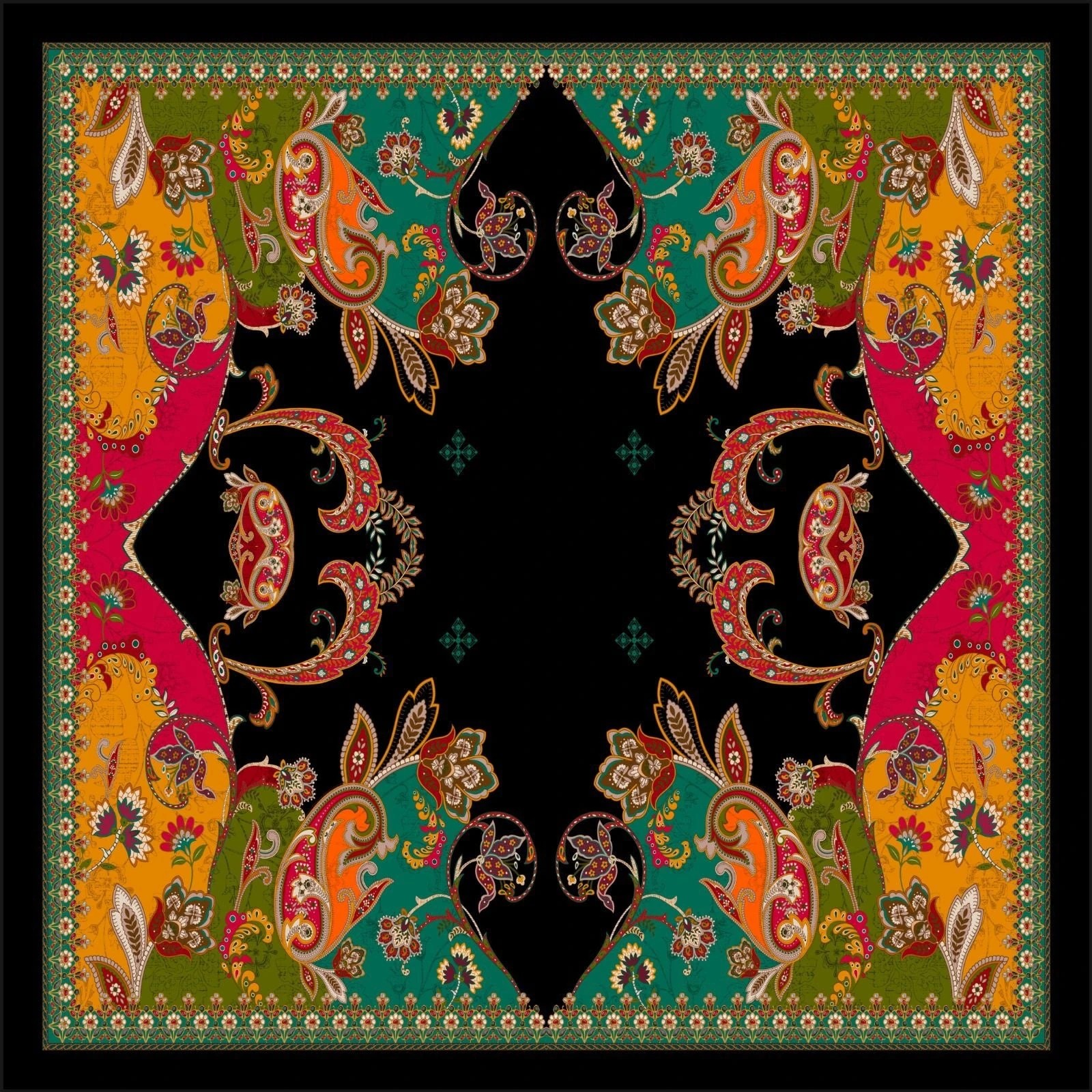 FLORAL SCARF EŞARP