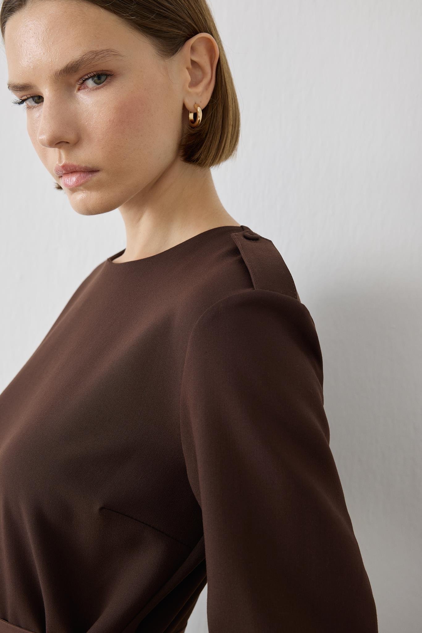 TERZİ DÜKKANI BELLA BALON ETEK DETAYLI ELBİSE TD26K05000013