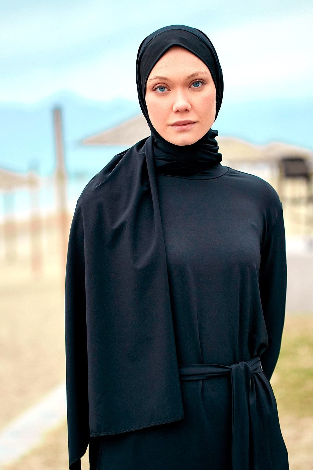 MARİNA PARAŞÜT PRATİK ŞAL BONE  - Siyah