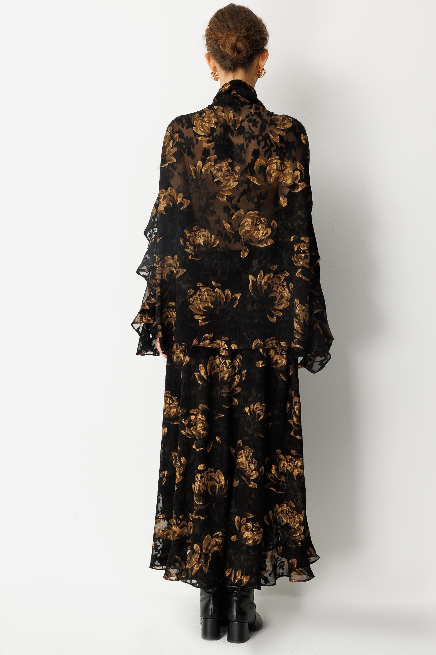 GHİSA FIRFIR DETAYLI ŞİFON TAKIM 26KGSTKM4137