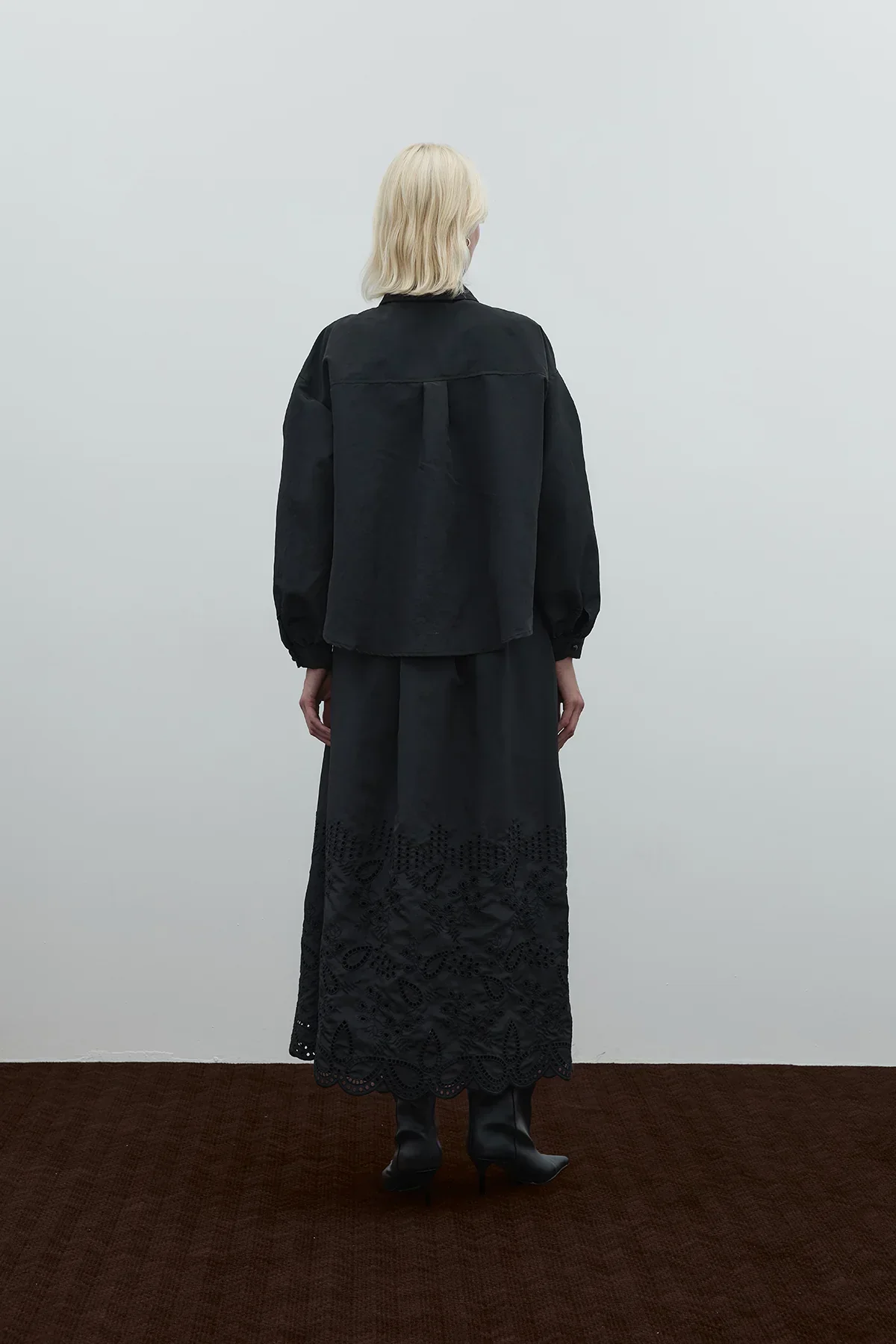 CLANDE POPLİN BRODE CEPLİ GÖMLEK 3021