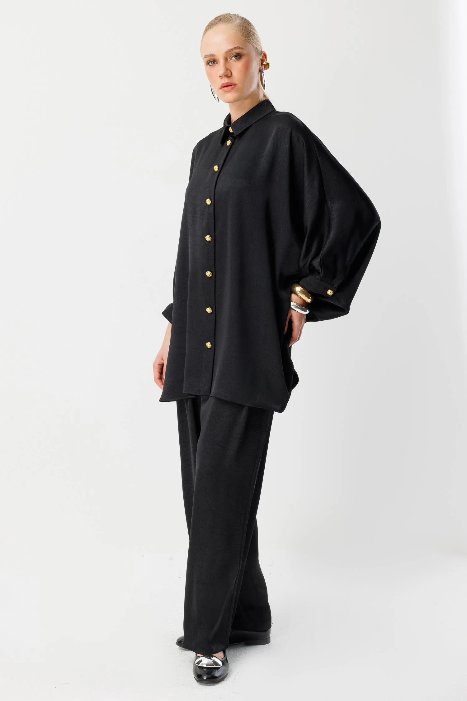 GHİSA YARASA KOL SATEN TAKIM 26KGSTKM4086