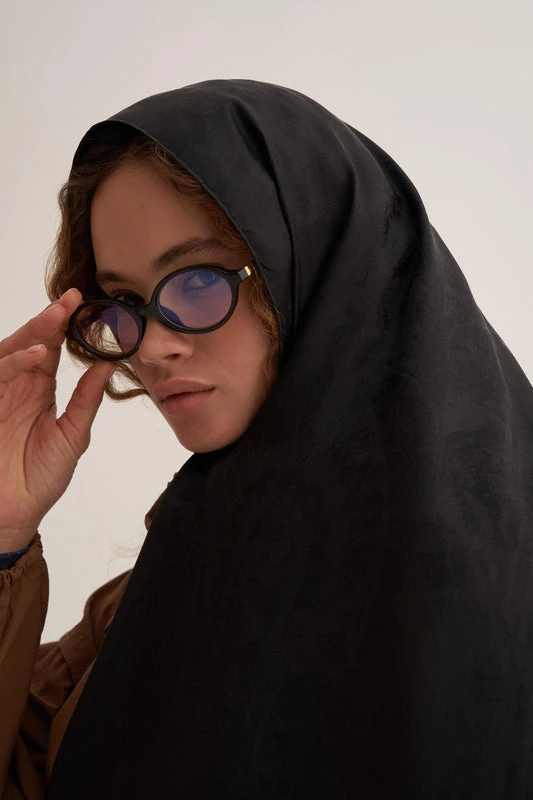 MORENOSİLK SİYAH JAKAR ŞAL