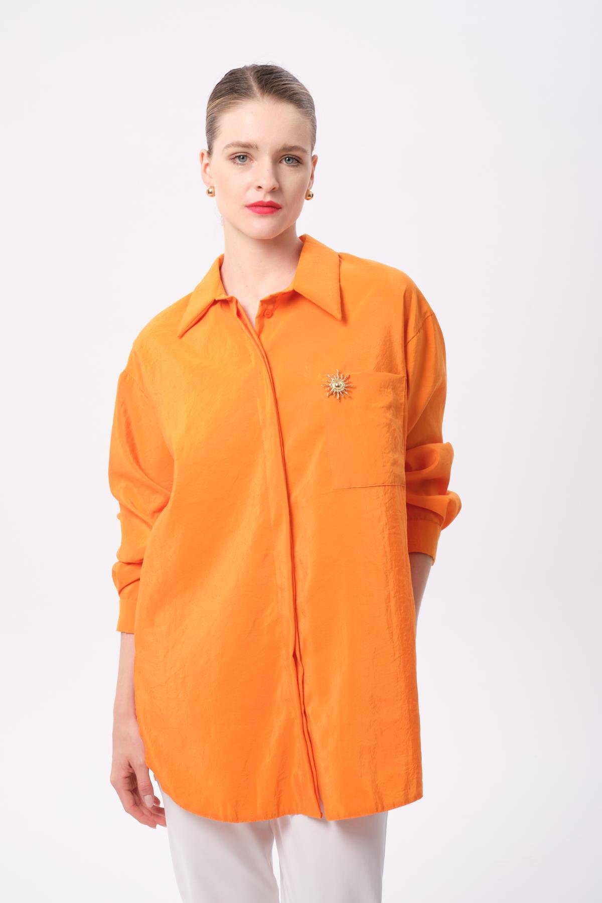 SUNSHINE GÖMLEK - Turuncu