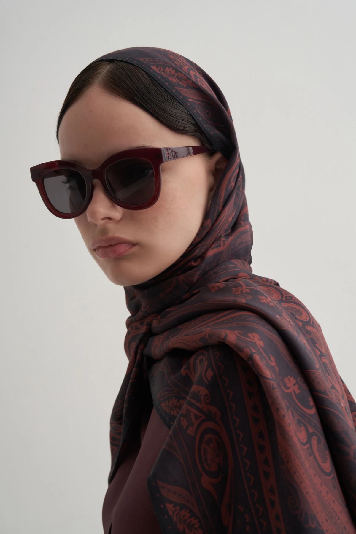 BORDEAUX LİLY ŞAL