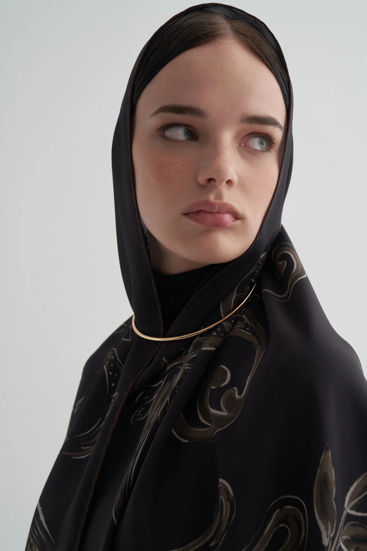 MORENOSİLK DARK BROWN BLOOM ŞAL