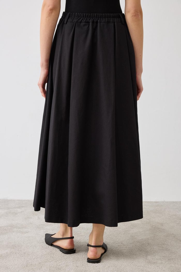 TERZİ DÜKKANI FLAM GABARDİN PİLELİ ETEK TD26K07000011