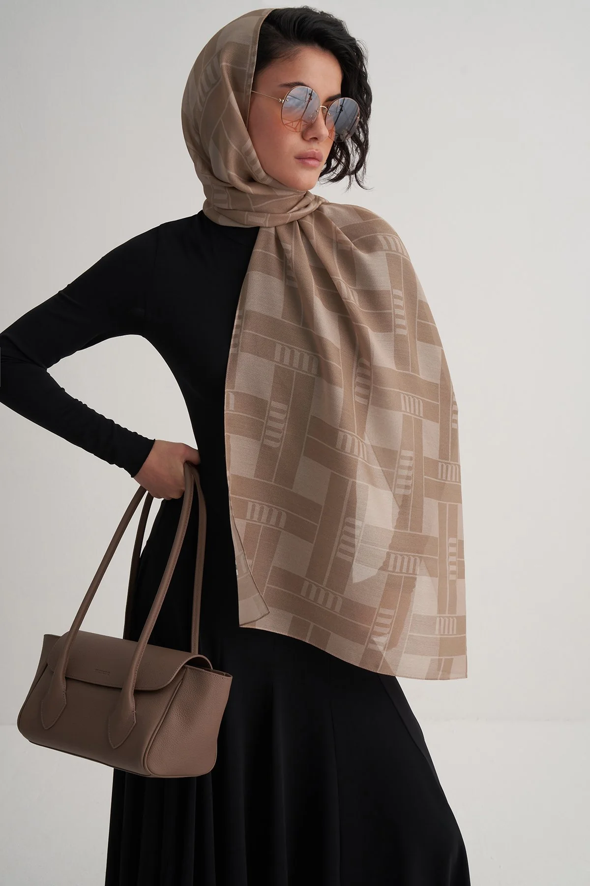 MORENOSİLK BEİGE M FORM ŞAL