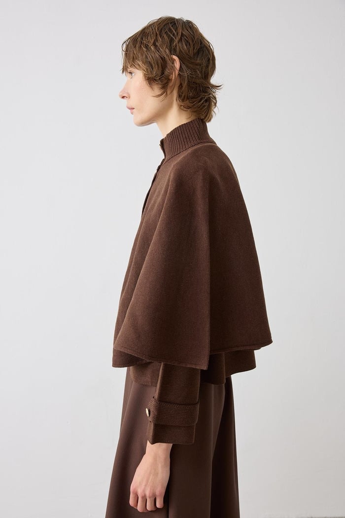 TERZİ DÜKKANI DAPHNE ÇELİK ÖRME TRİKO PELERİN KAP TD25K13000001