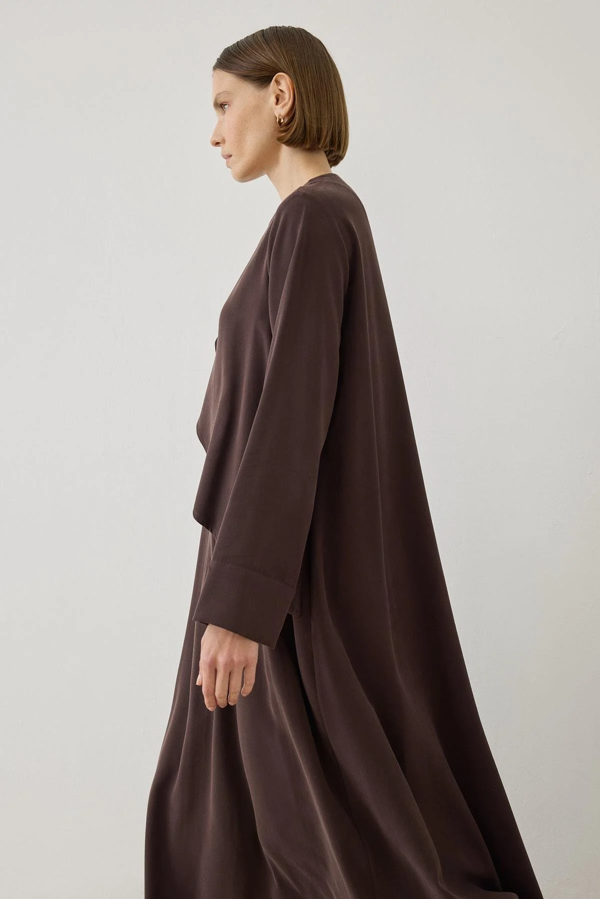 MİORİ JAVE TAŞLANMIŞ MODAL ELBİSE MIO26K3100009