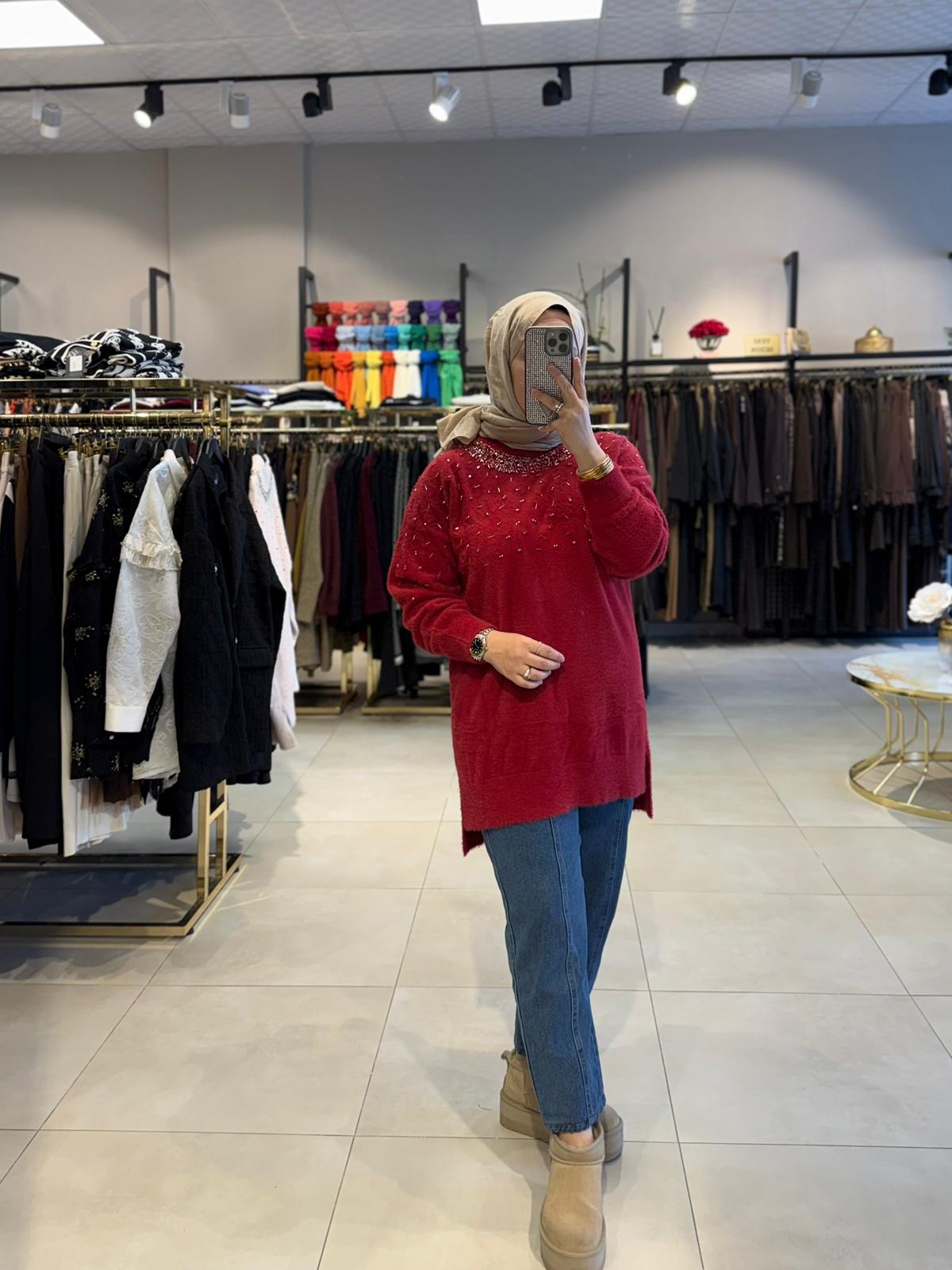 NUSS KAZAK 26K7003 - Kırmızı