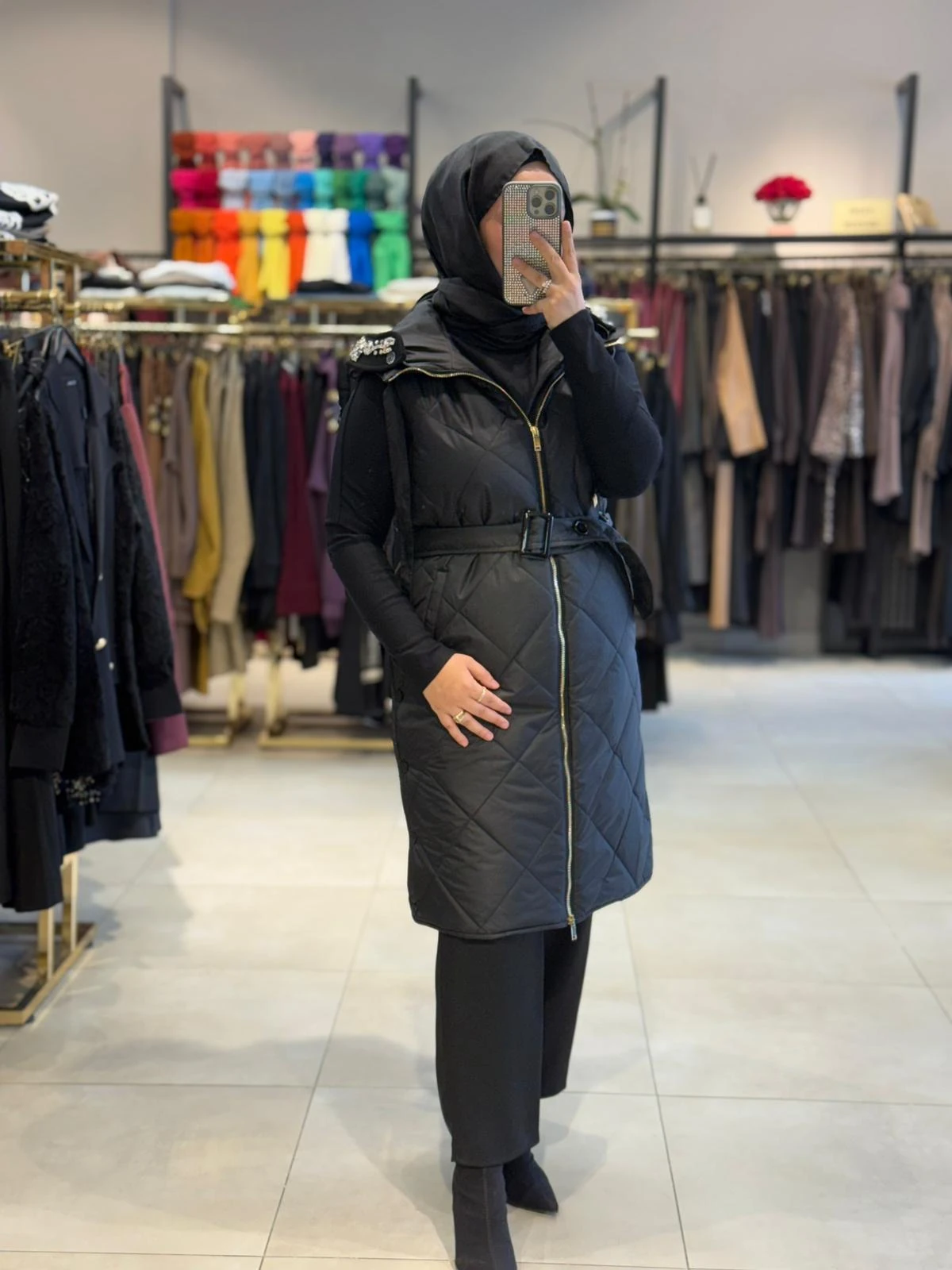 MİSSEMRAMİSS KAPİTONE YELEK 25KL20Y5044 - Siyah