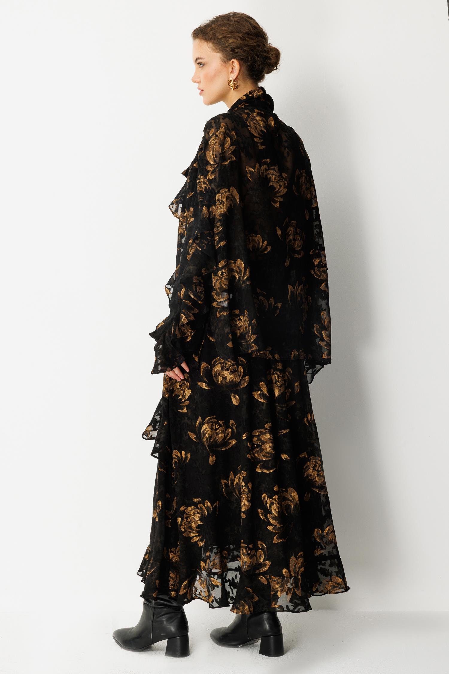 GHİSA FIRFIR DETAYLI ŞİFON TAKIM 26KGSTKM4137