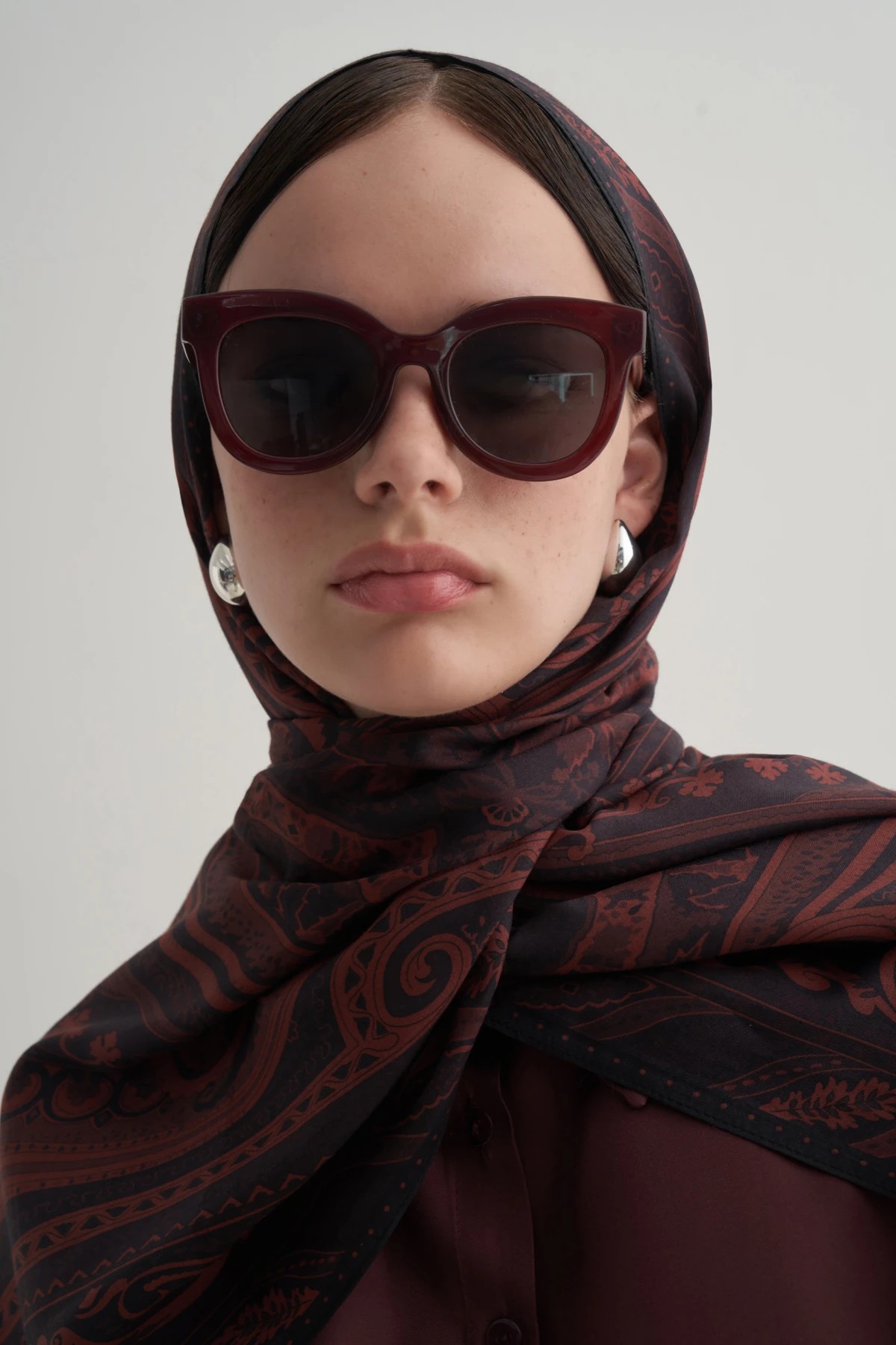 BORDEAUX LİLY ŞAL