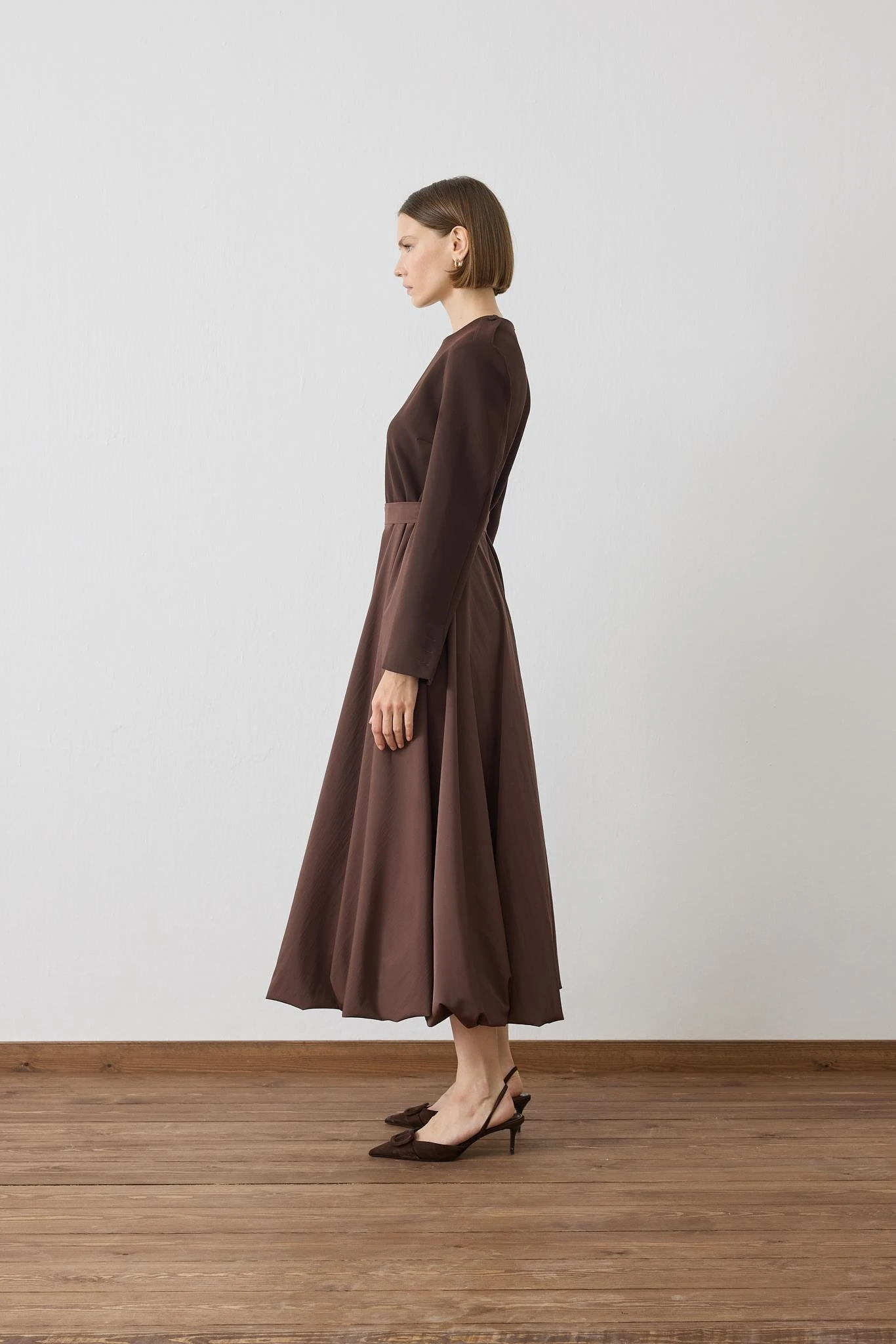 TERZİ DÜKKANI BELLA BALON ETEK DETAYLI ELBİSE TD26K05000013