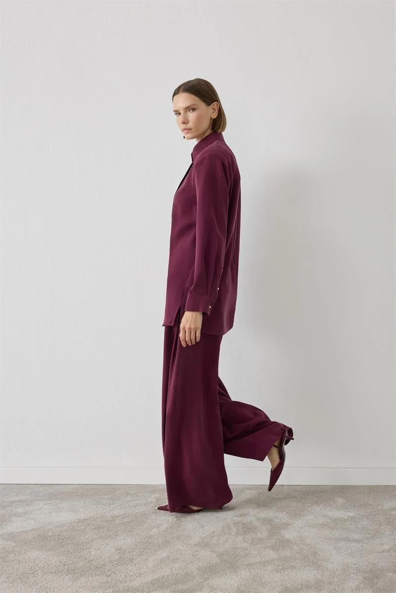 MİORİ NİMES TAŞLANMIŞ MODAL PANTOLONLU TAKIM MIO26K0500004