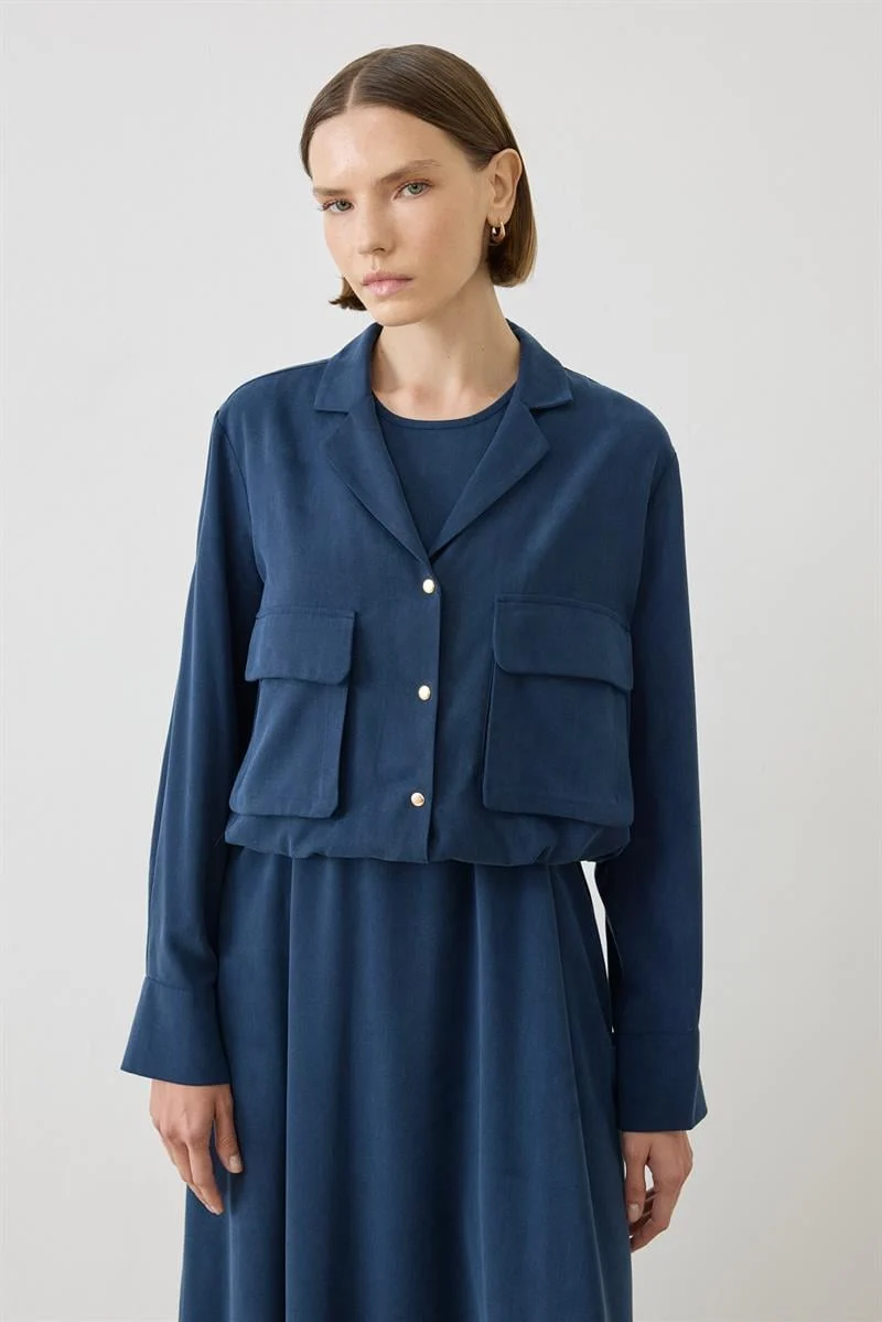 MİORİ ROME TENSEL CEKET ELBİSE MIO26K3100004