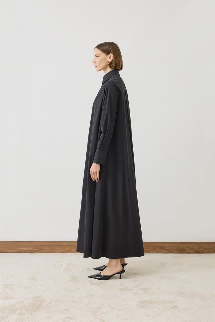 TERZİ DÜKKANI SALVE BOL KESİM GÖMLEK ELBİSE TD26K31000005