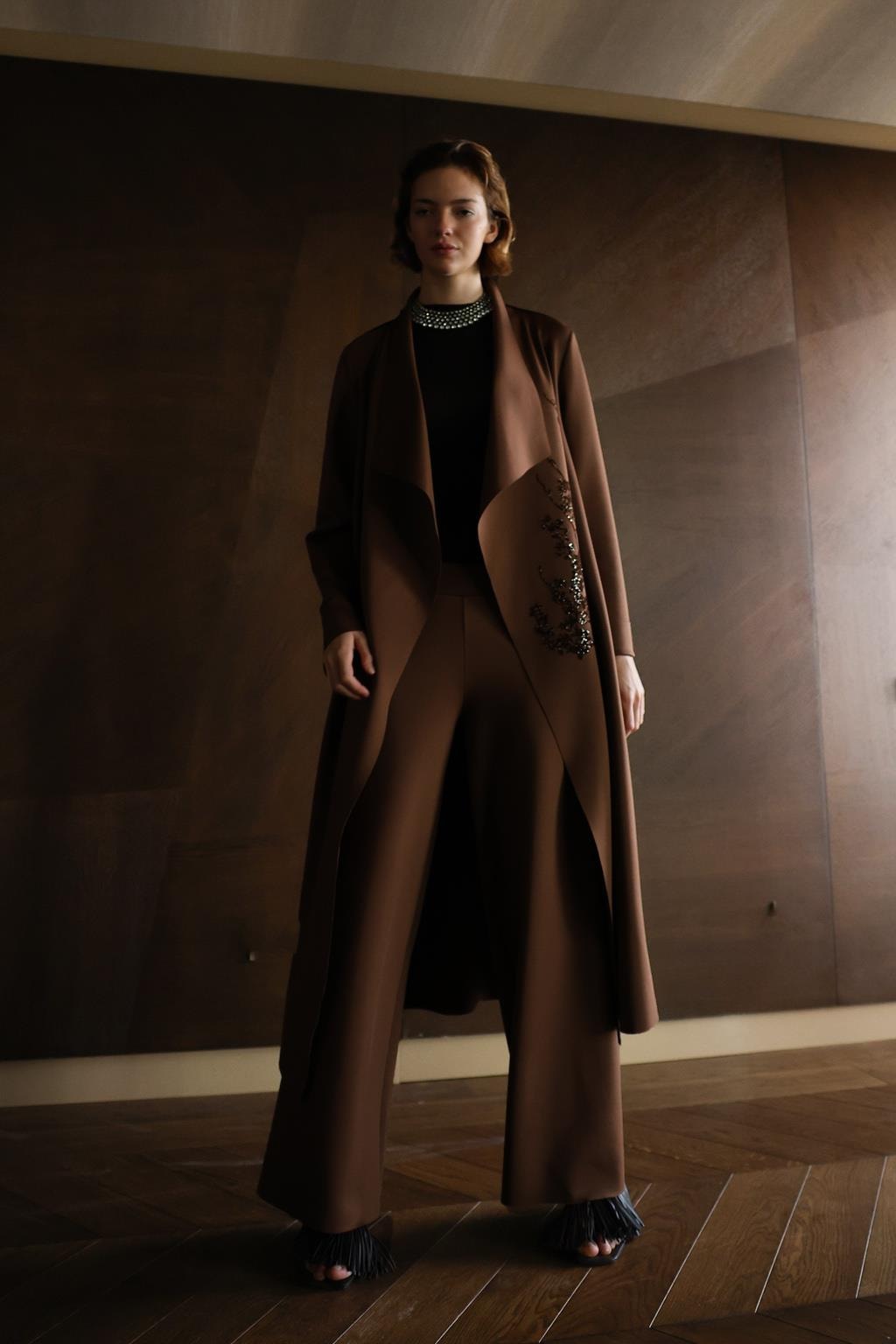 NOİ SCUBA ŞAL YAKA FLOGLU CEKET 65324