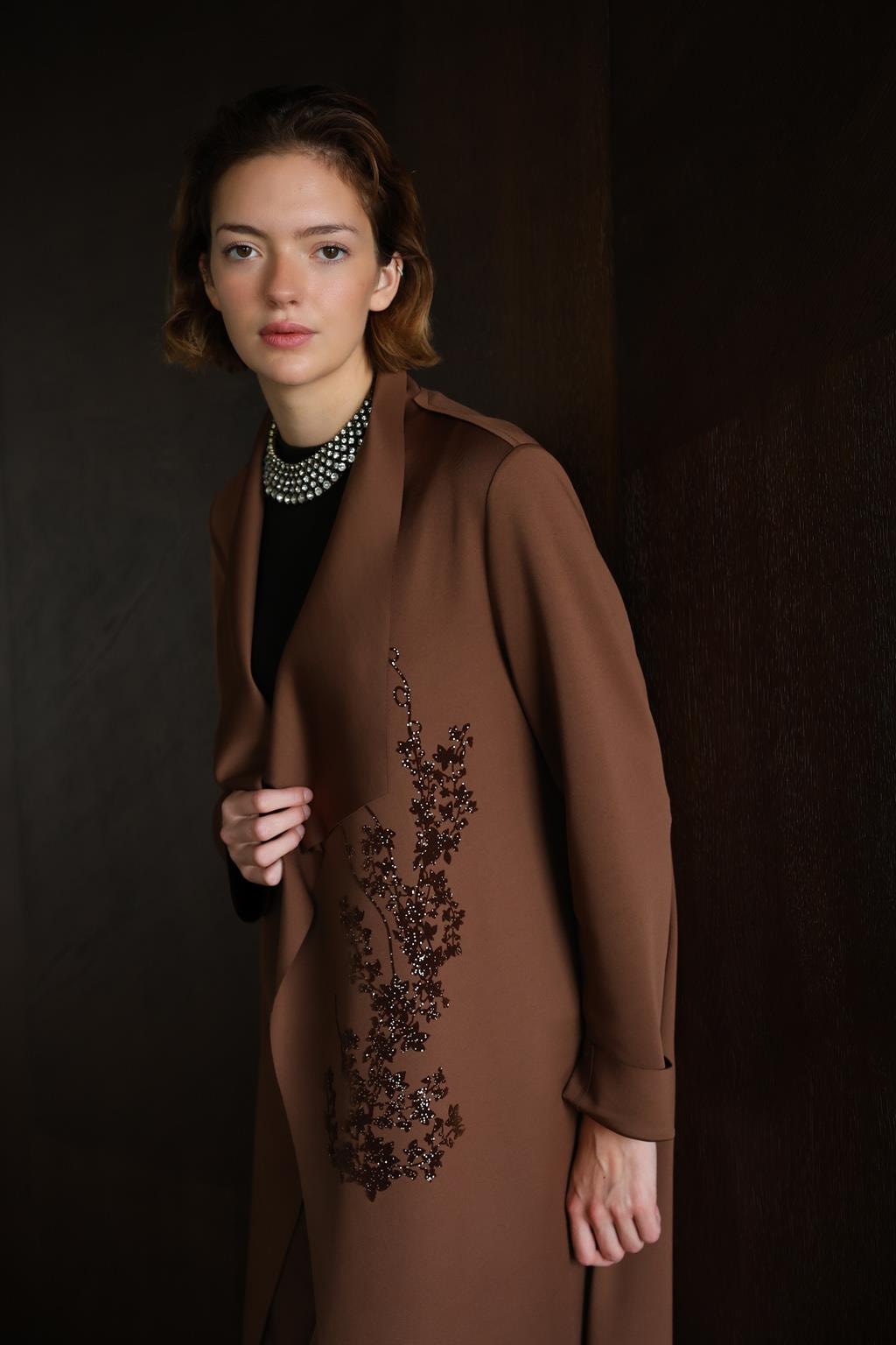 NOİ SCUBA ŞAL YAKA FLOGLU CEKET 65324