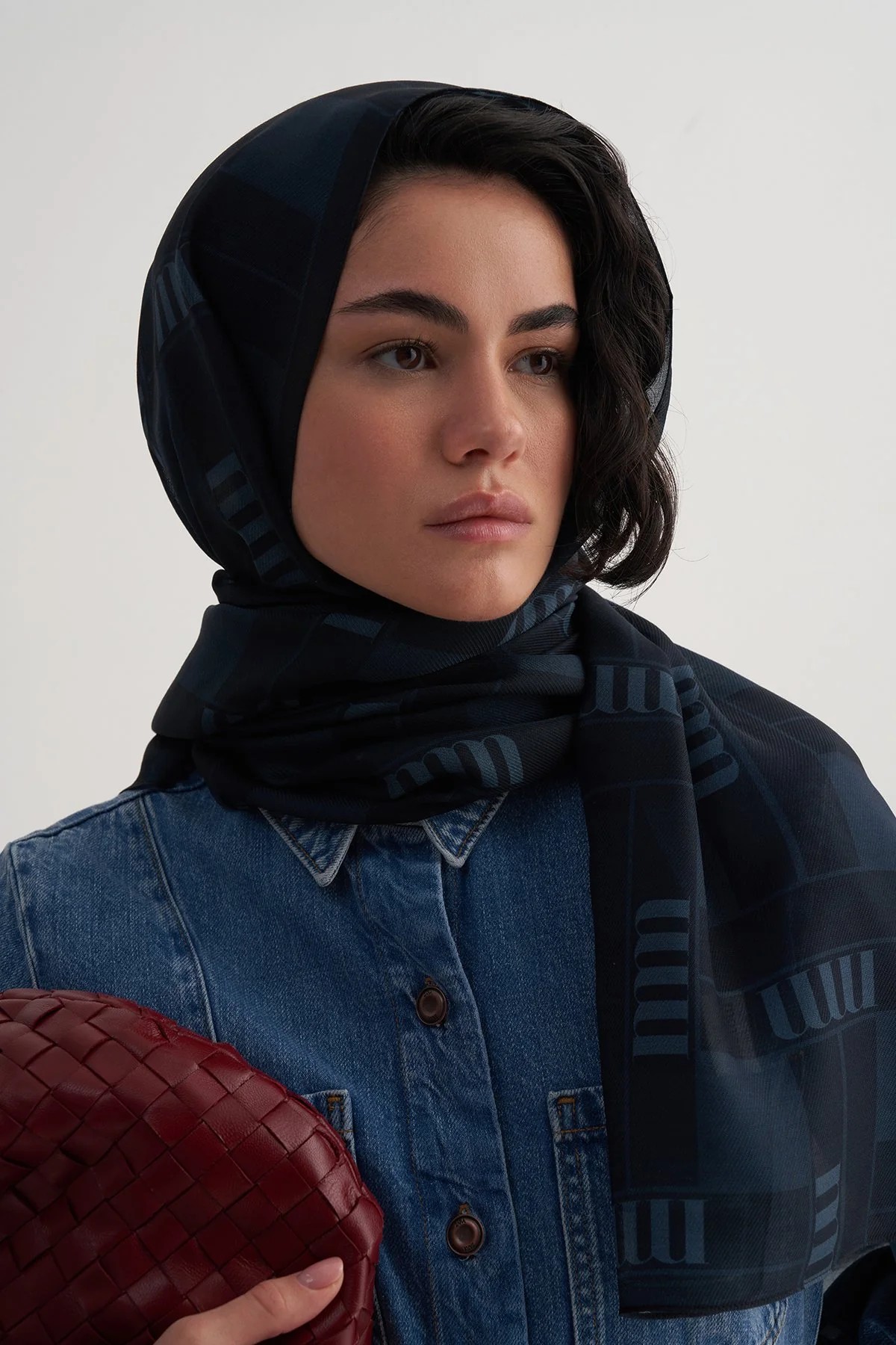 MORENOSİLK BLUE M FORM ŞAL