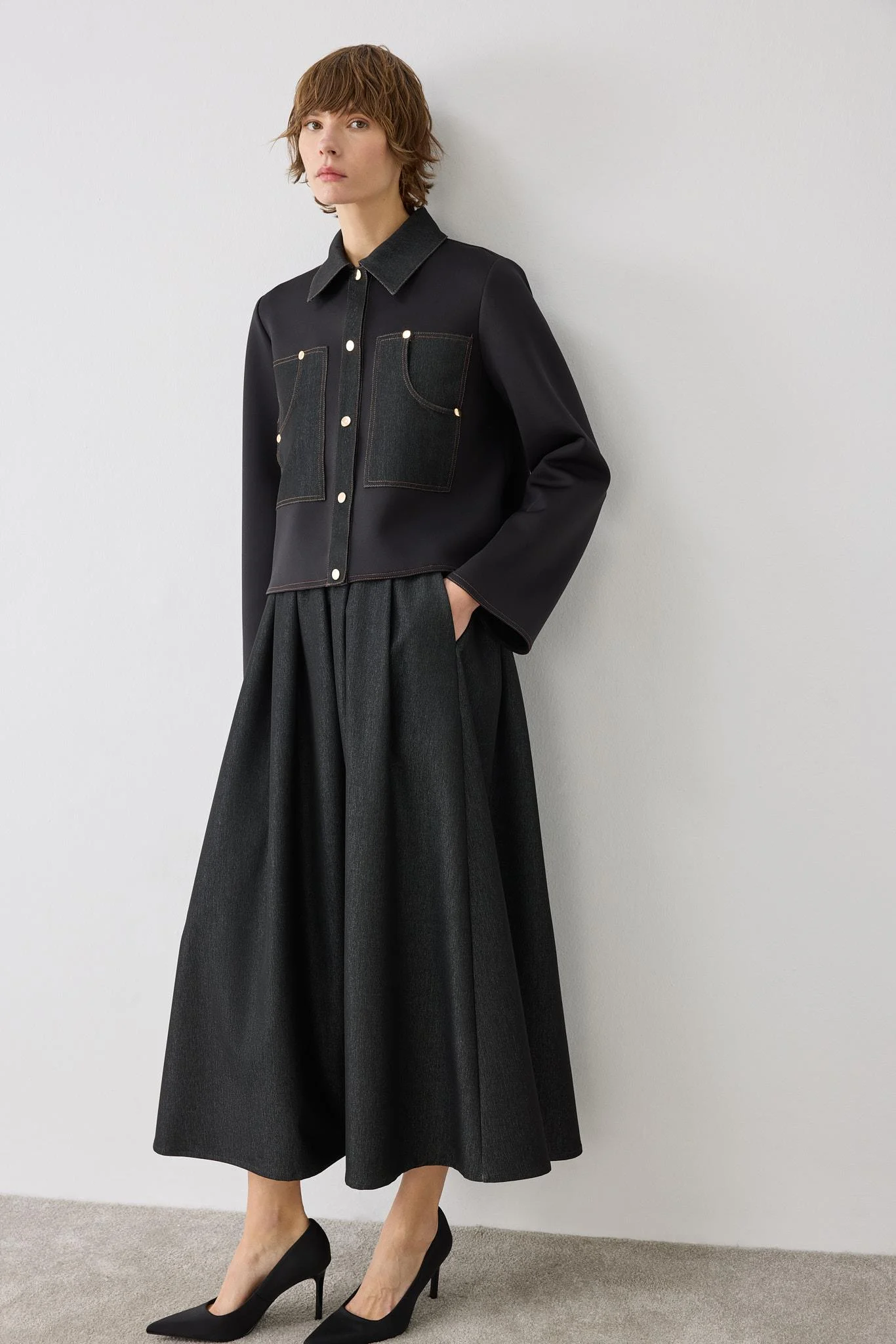 MİORİ AMİRA DENİM ETEKLİ TAKIM MIO26K0500003