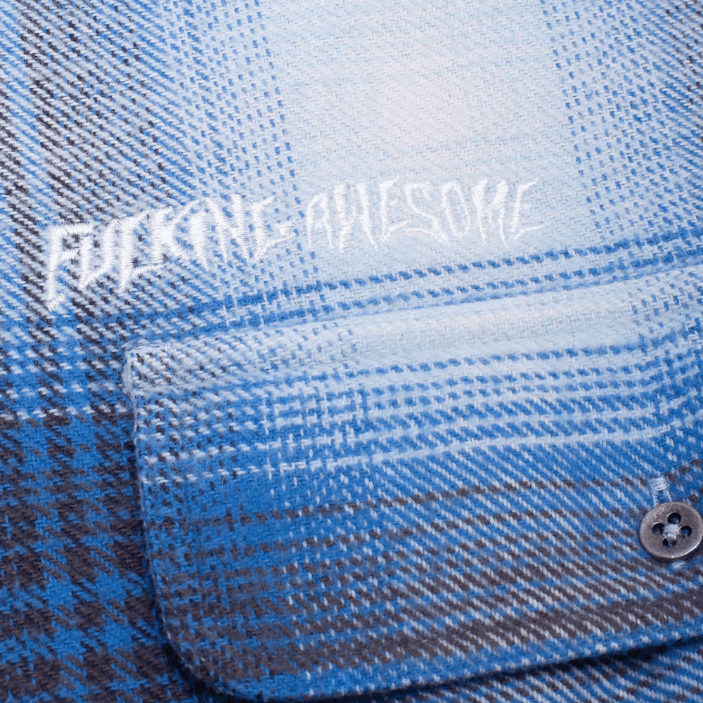 Fucking Awesome Full Zip Flannel Shirt