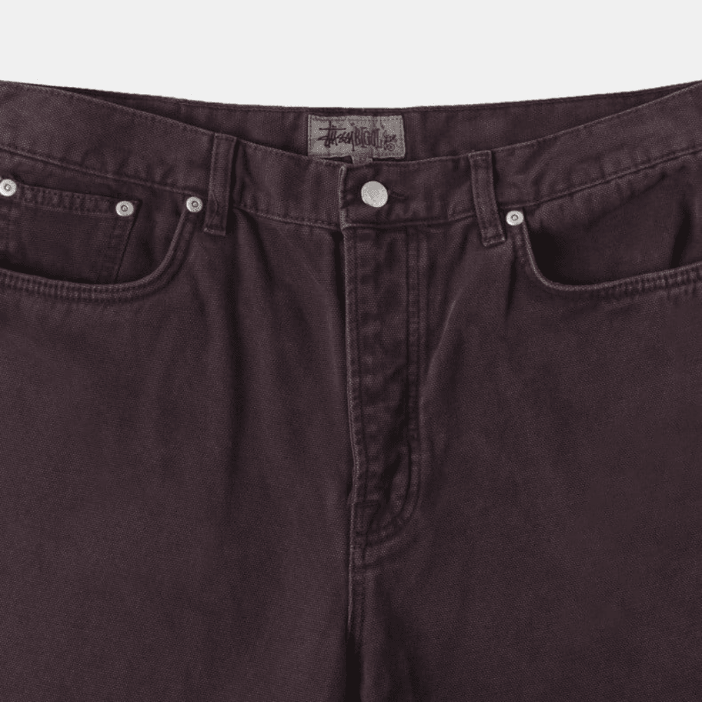 Stüssy Washed Canvas Big Ol' Jeans Purple