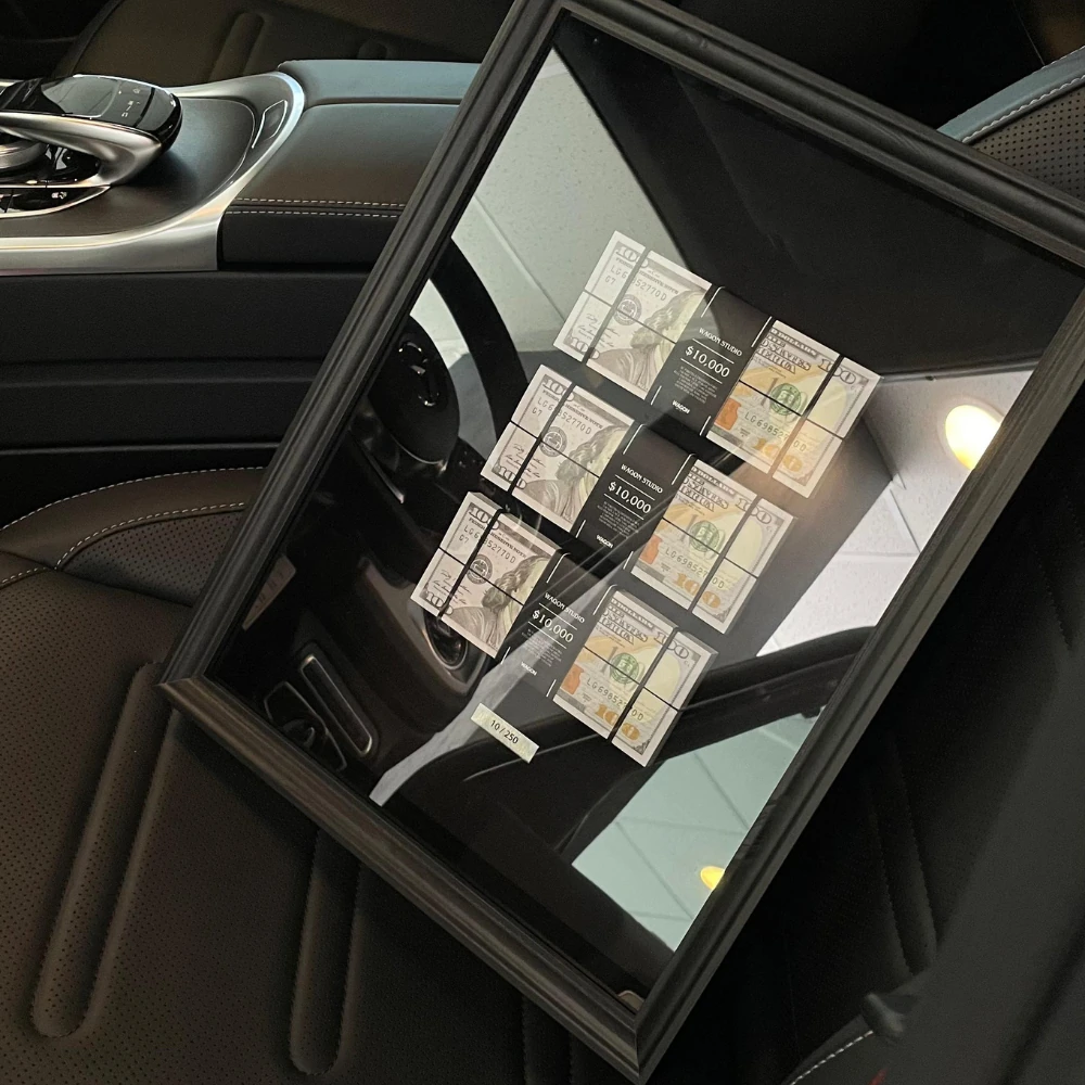 Wagon Studio Money First Love Later Stacked Frame