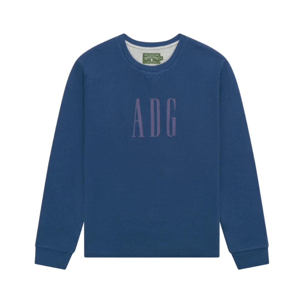 Denim Tears ADG Inc. Thermal Navy Longsleeve