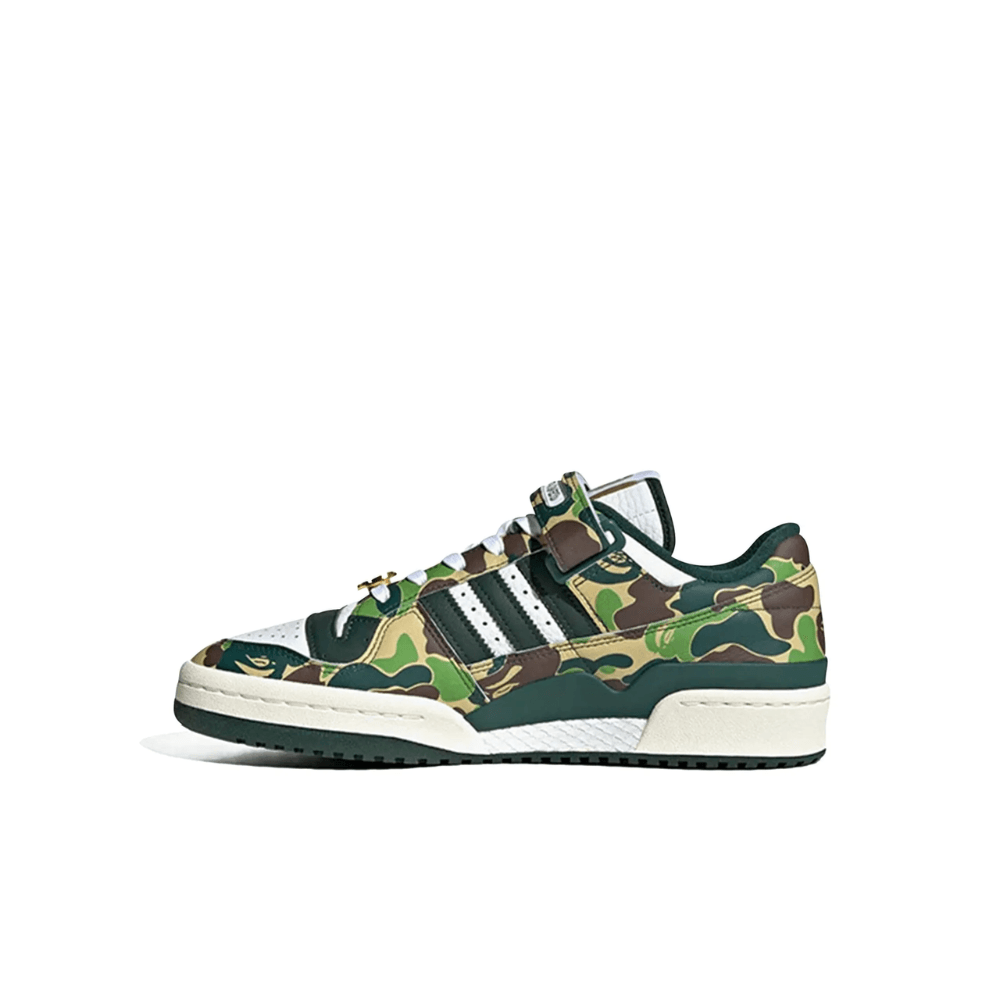adidas x BAPE Forum 84 Low "30th Anniversary Green Camo"