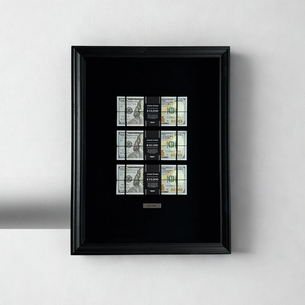 Wagon Studio Money First Love Later Stacked Frame