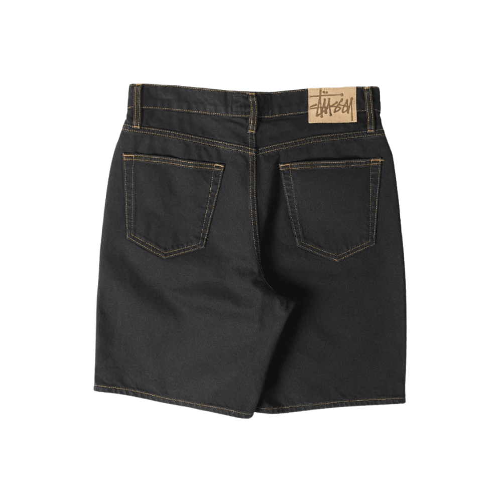 Stüssy Big Ol Shorts Denim - Washed Black