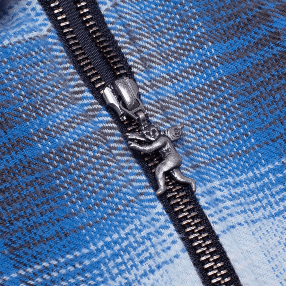 Fucking Awesome Full Zip Flannel Shirt