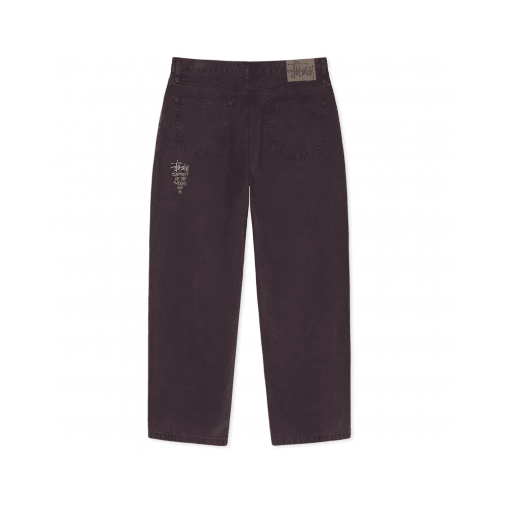 Stüssy Washed Canvas Big Ol' Jeans Purple