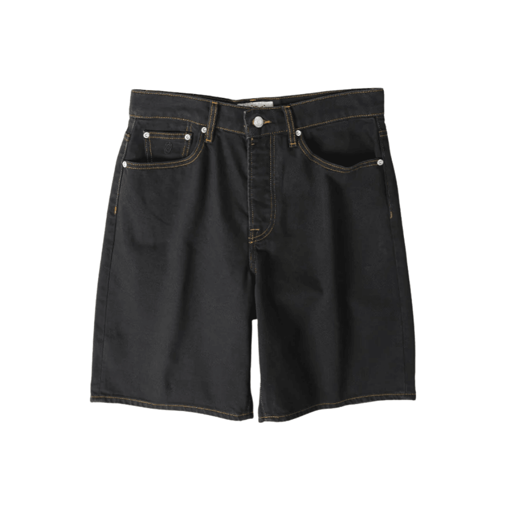 Stüssy Big Ol Shorts Denim - Washed Black
