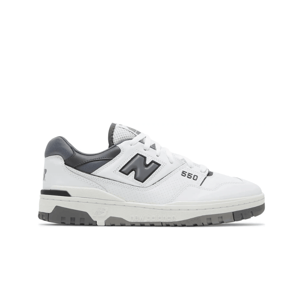 New Balance 550 White Grey Dark Grey