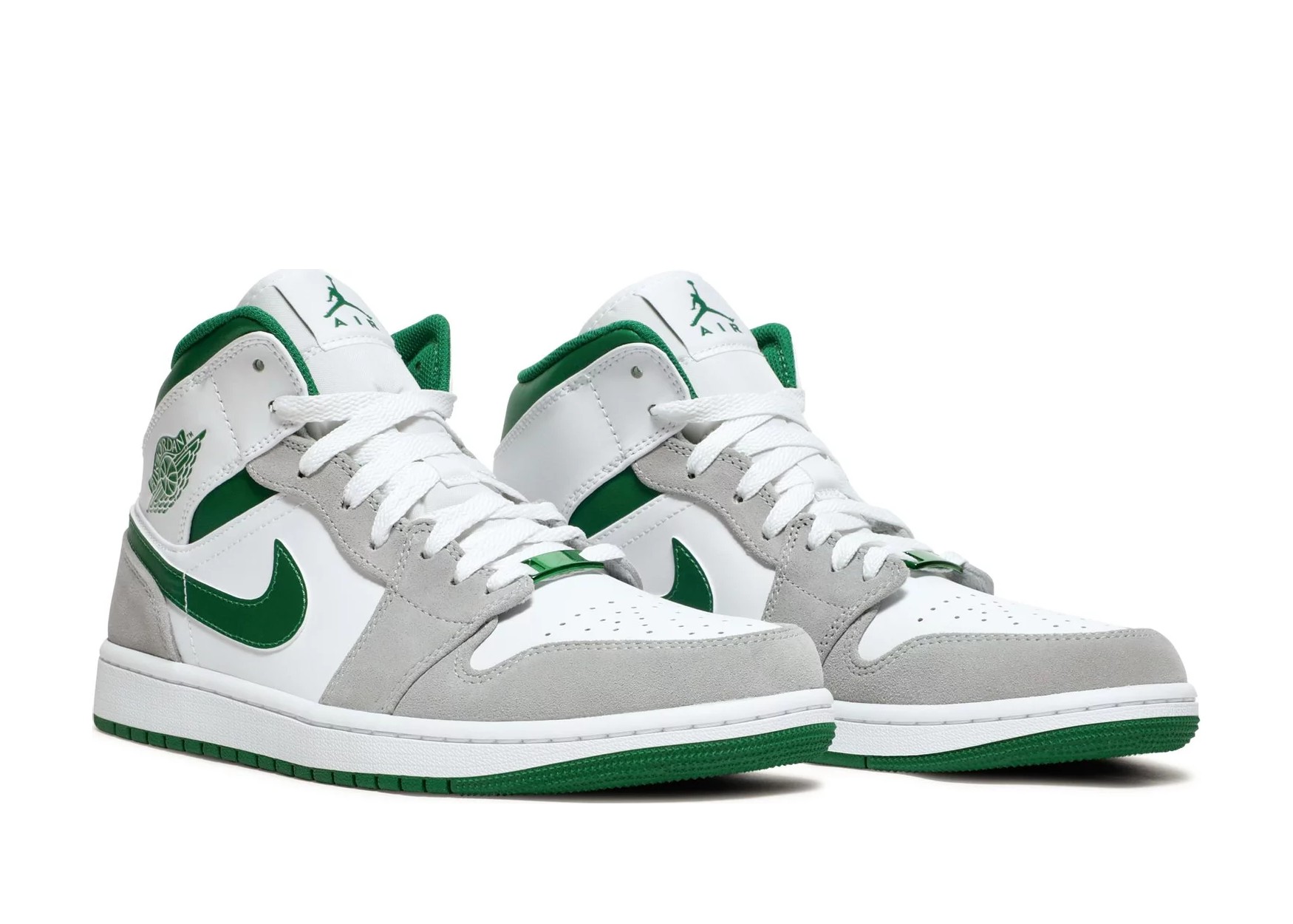 Nike Air Jordan 1 Mid Grey Green