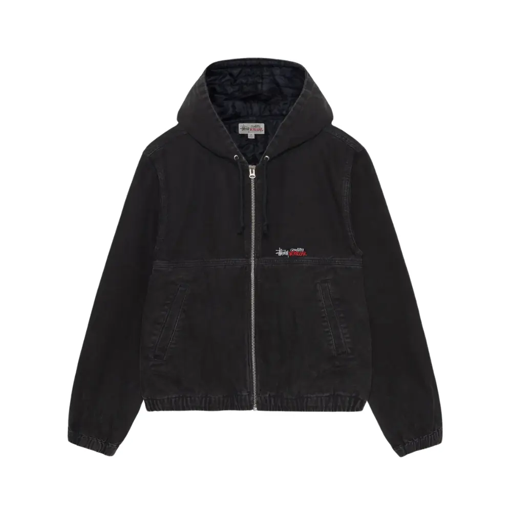 Stüssy Work Jacket Insulated Canvas Black