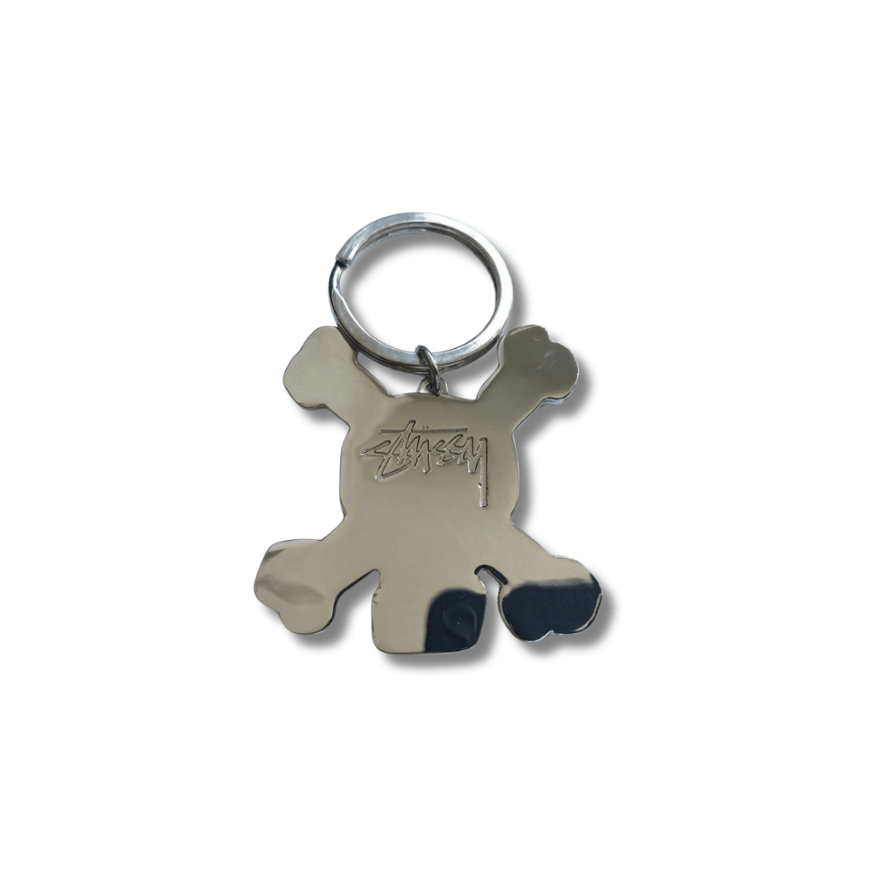 Stüssy Skull Blank Keyring