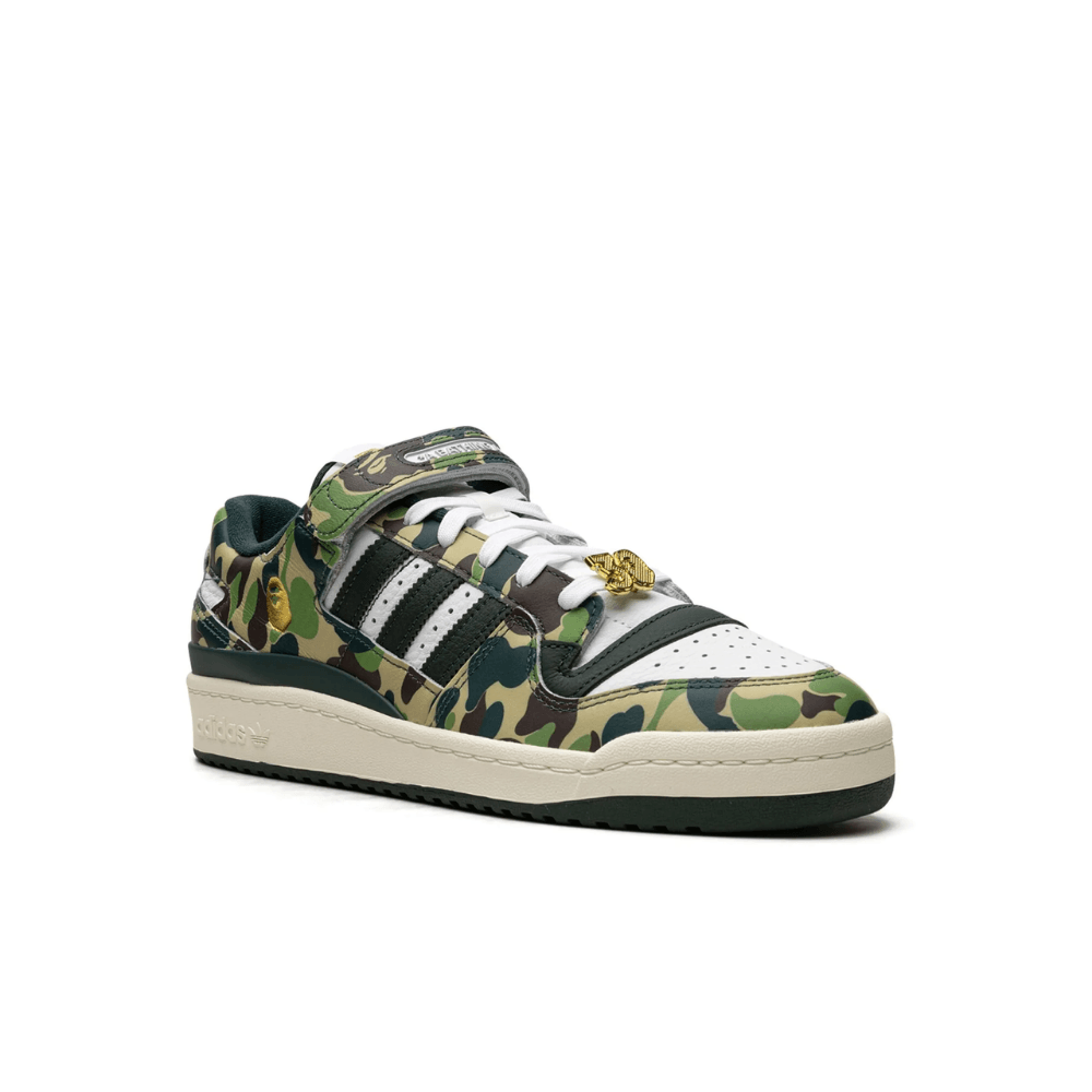 adidas x BAPE Forum 84 Low "30th Anniversary Green Camo"