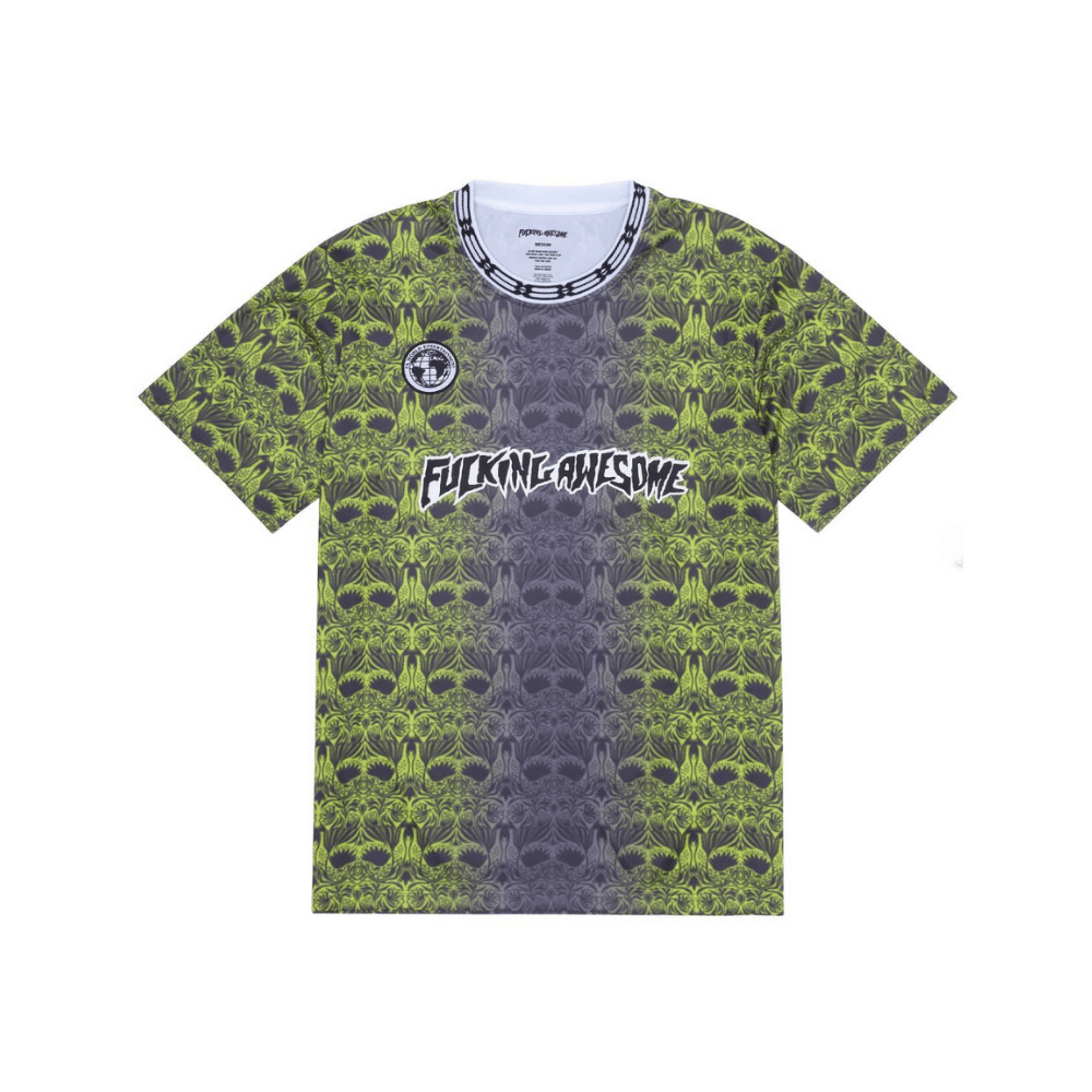Fucking Awesome Digital Print Soccer Jersey Green