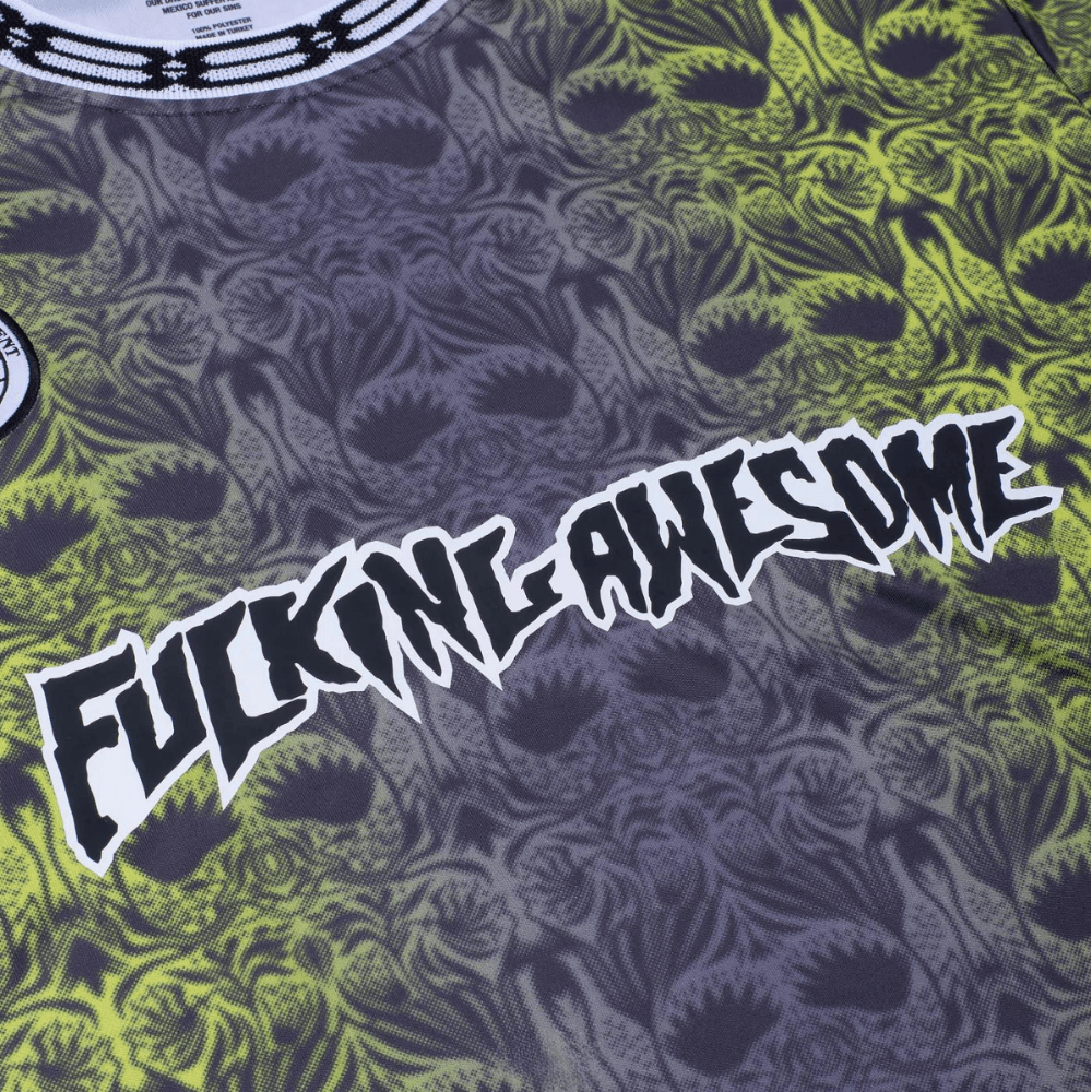 Fucking Awesome Digital Print Soccer Jersey Green