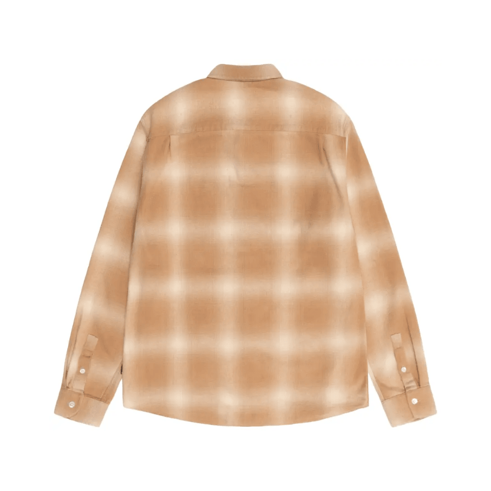 Stussy Bay Plaid Shirt 'Tan'