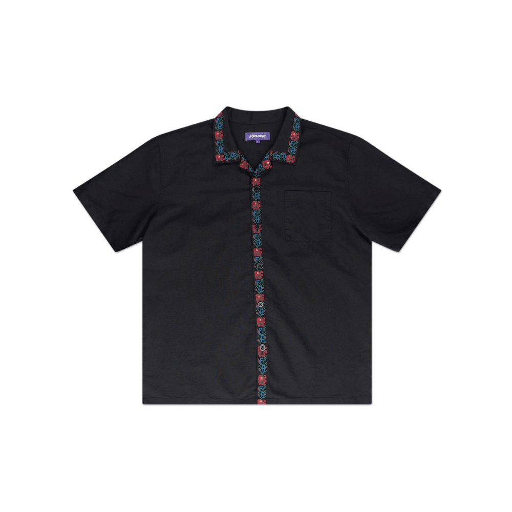Fucking Awesome Linen Tetris Club Shirt Black